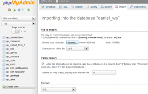 WordPress. How_to_install_Cherry_Framework_theme_sample_data_manually_2