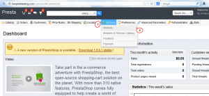 PrestaShop 1.5.x How to update the engine using 1-click Upgrade module-1
