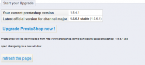 PrestaShop 1.5.x How to update the engine using 1-click Upgrade module-5