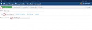 Joomla 3.x. How to make sliderother modules appear on all pages-5