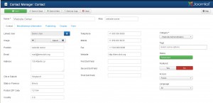 Joomla 3.x. How to edit the Contacts page text1