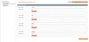 Magento. How to manage Polls3