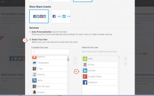 Joomla 3.x. How to manage AddThis social icons based on profile ID-7