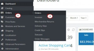 PrestaShop 1.6.x. How to add a courier tracking number to your customer's order1