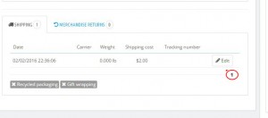 PrestaShop 1.6.x. How to add a courier tracking number to your customer's order3