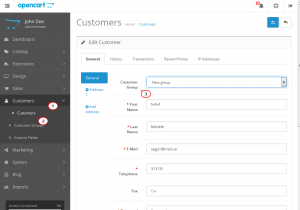 Opencart 2.x. How to add and manage customer groups-3