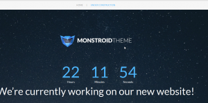 Monstroid_how_to_manage_Countdown_timer_on_default_Maitenance_page-5