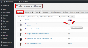 how to translate products with WooCommerce Multilingual.3