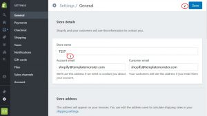 Shopify. How to change the text logo and it's size-1